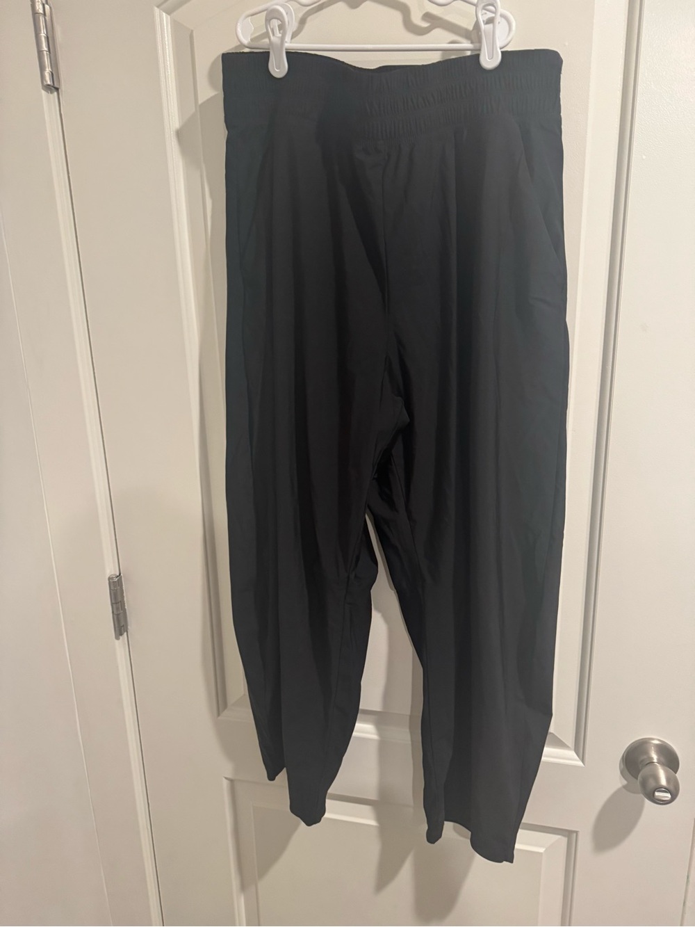 Womens Barrel leg sleektech Elastic-Waist althetic Pants